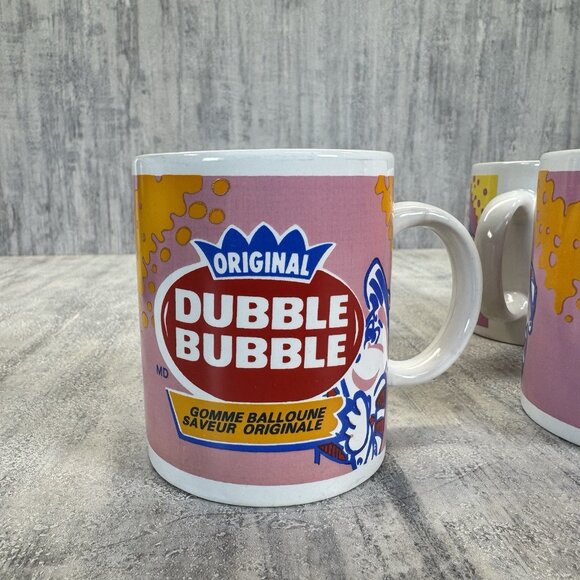 VINTAGE UNIQUE 10 oz Dubble Bubble Mug AMERICA'S ORIGINAL Bubble Gum - Picture 7 of 9